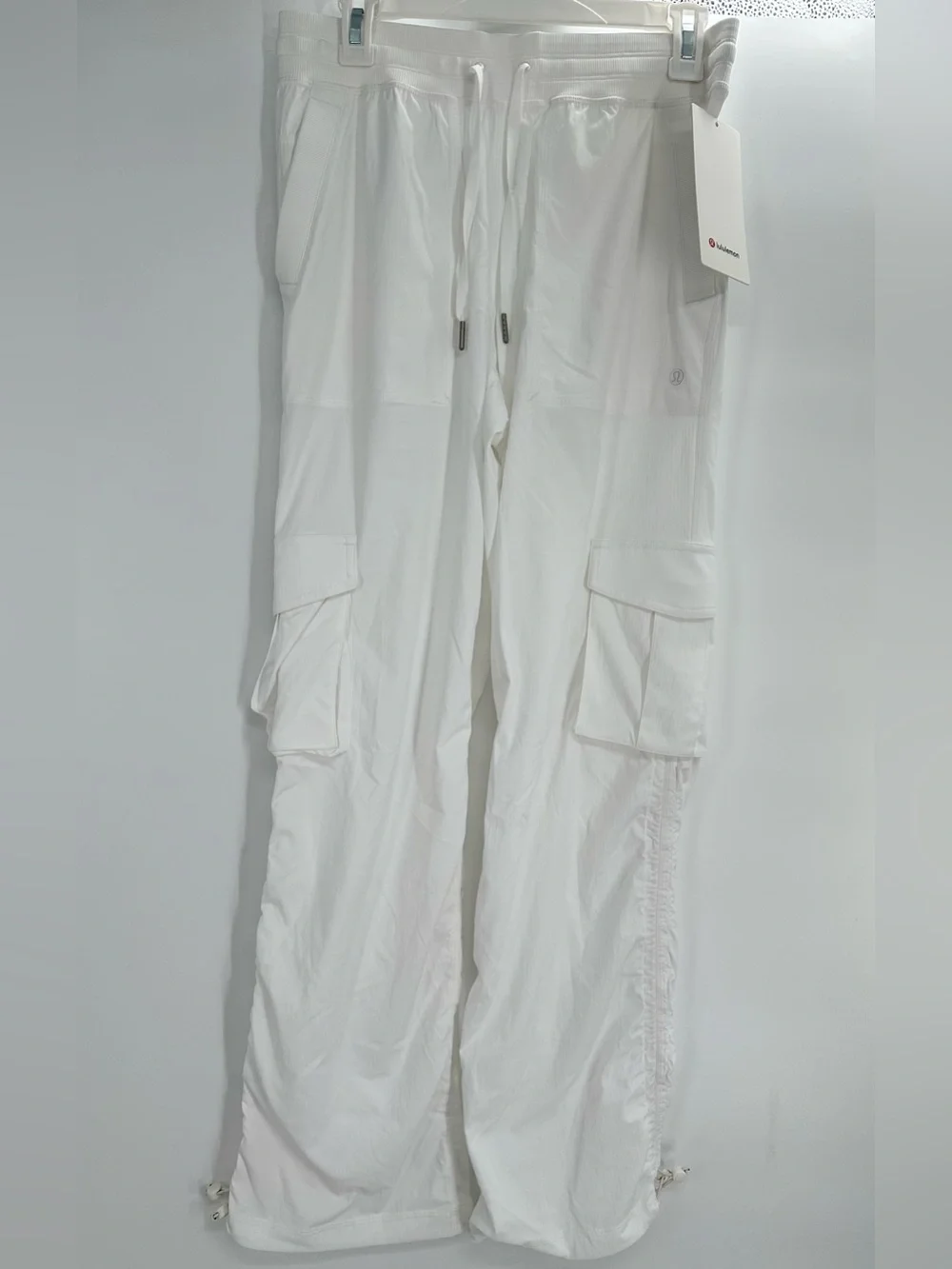 NWT Lululemon Dance Studio Relaxed-Fit Mid-Rise Cargo Pant White Size Small